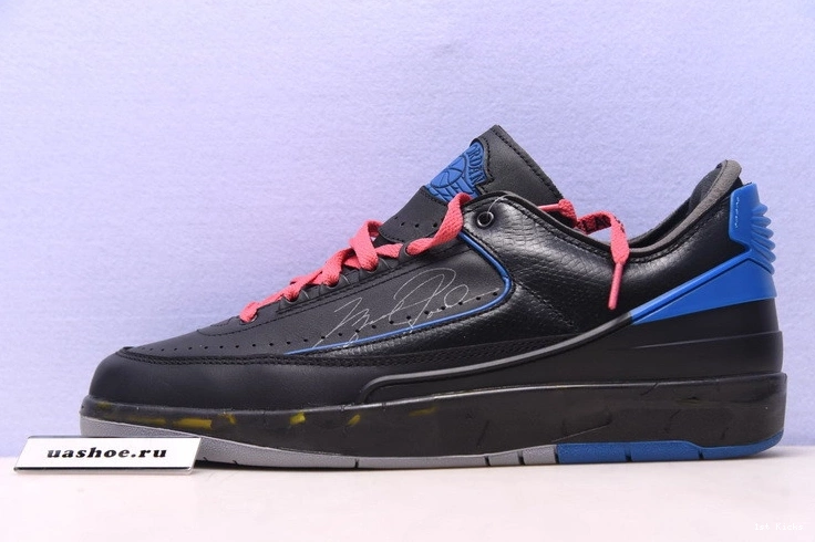 SP Jordan DJ4375-004 OWT Blue Black - Low 2 Retro 0116